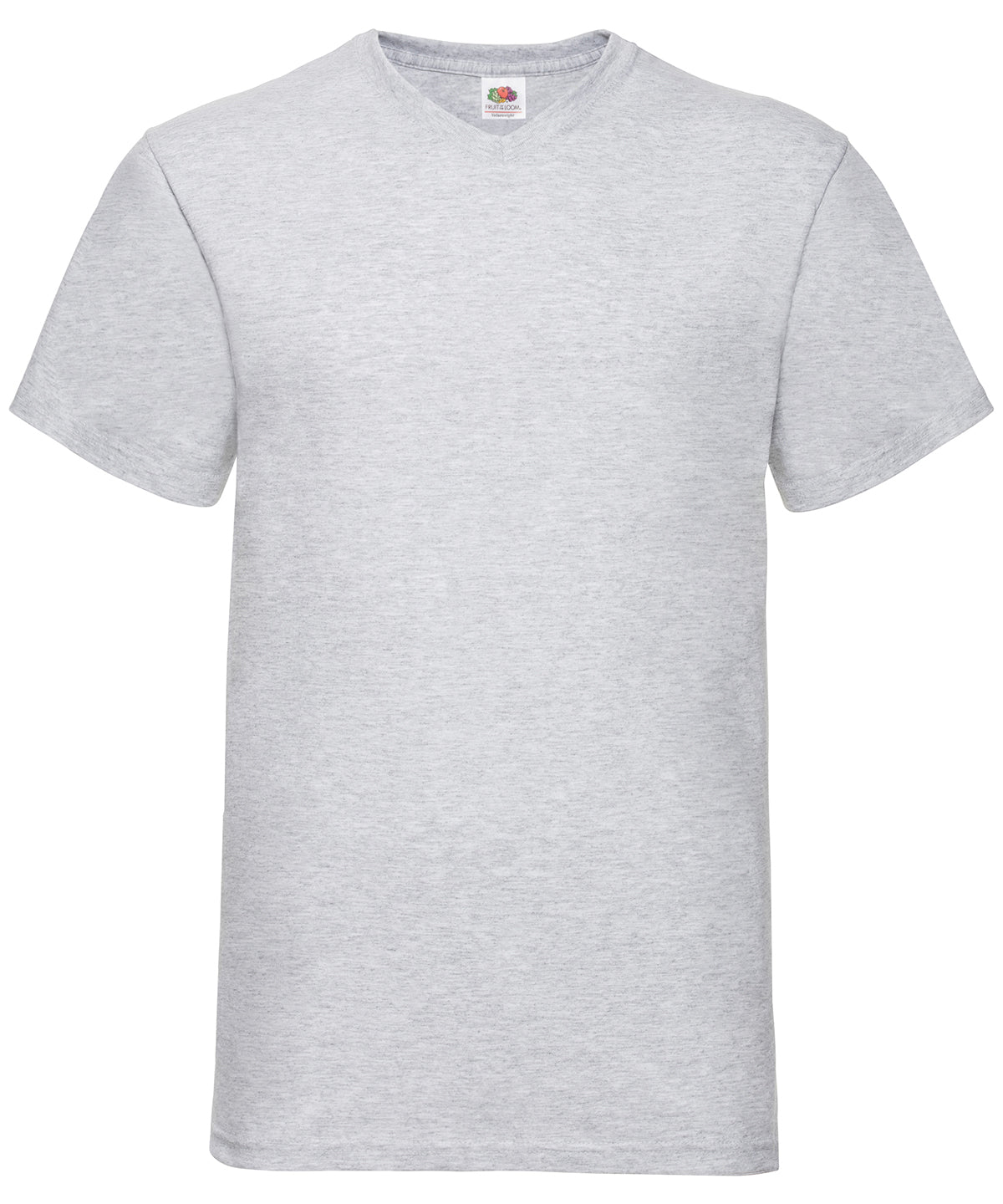 Mens Valueweight VNeck TShirts CottonLycra Rib Various Colors