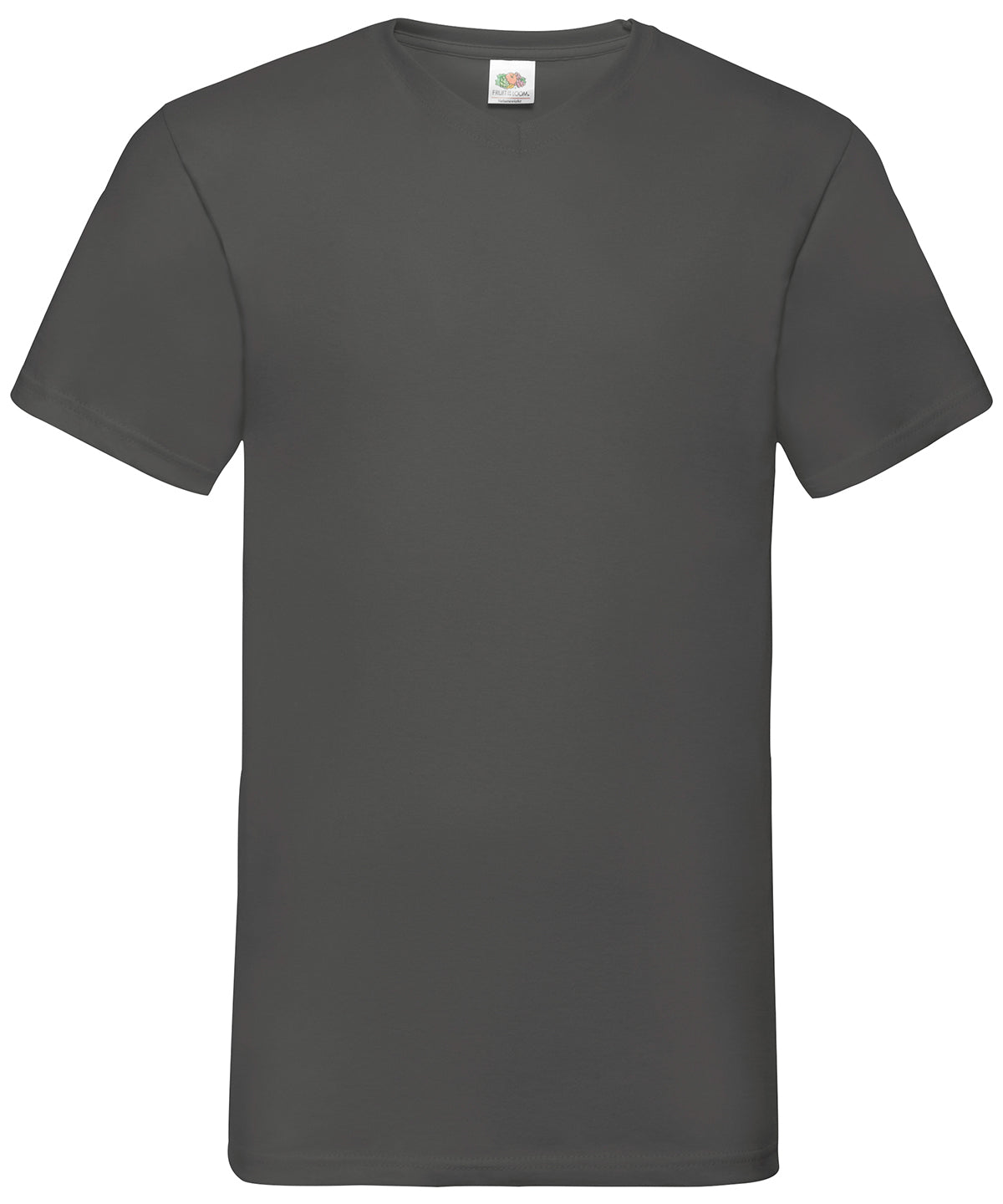 Mens Valueweight VNeck TShirts CottonLycra Rib Various Colors