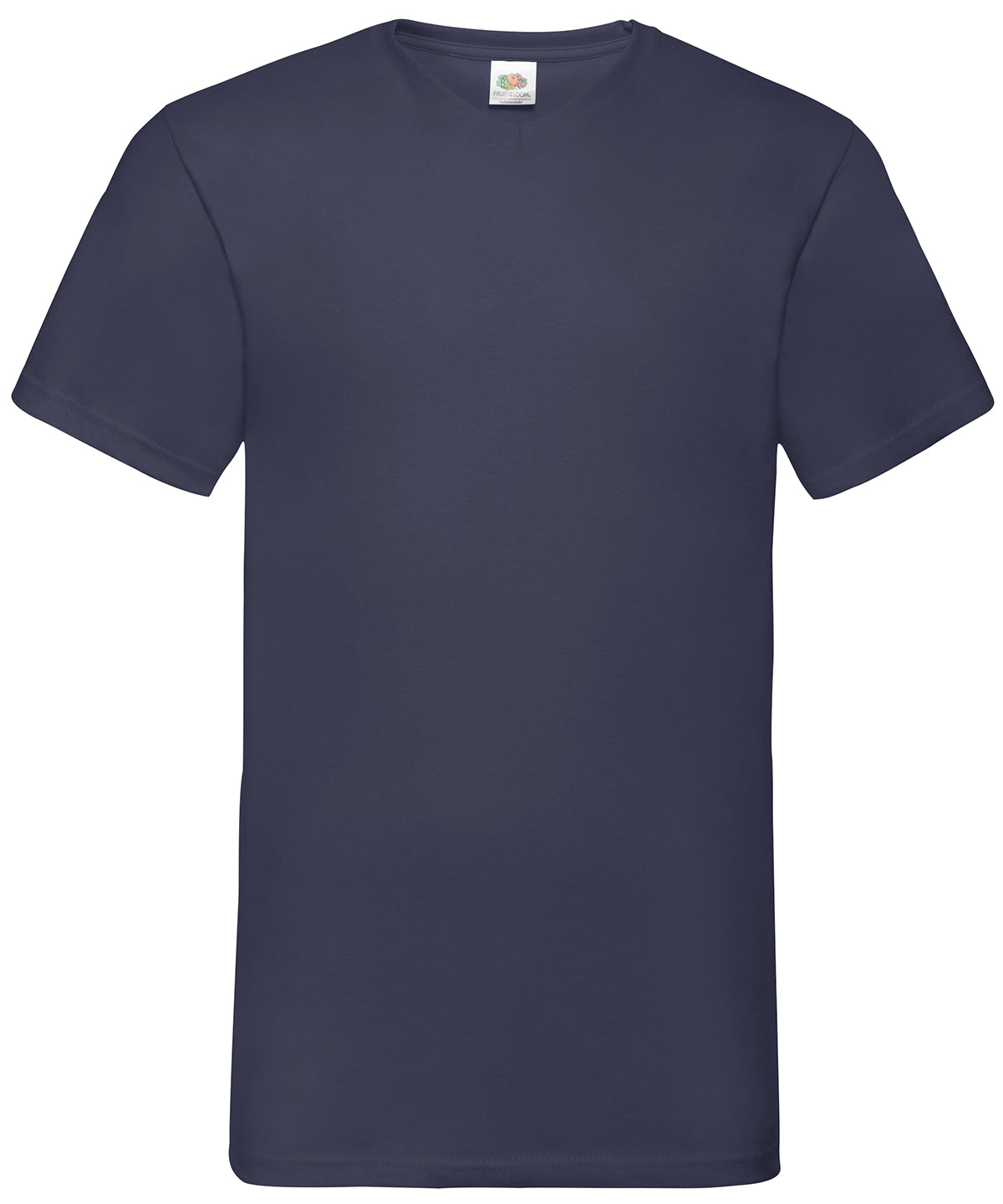 Mens Valueweight VNeck TShirts CottonLycra Rib Various Colors