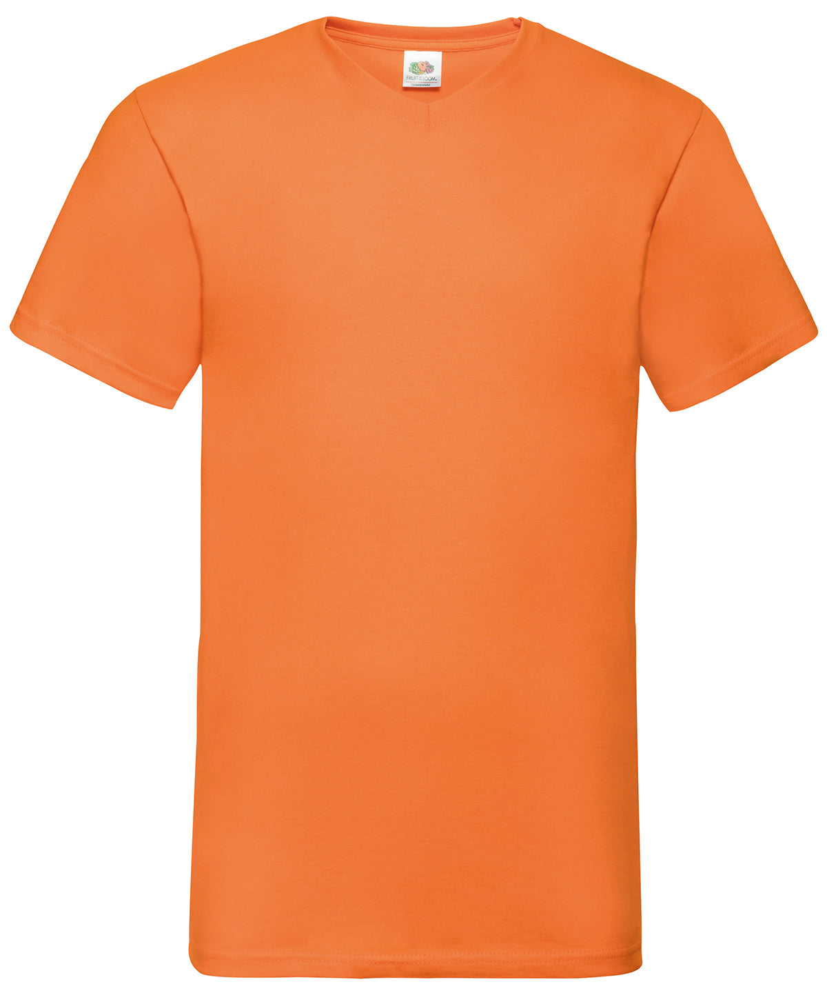 Mens Valueweight VNeck TShirts CottonLycra Rib Various Colors