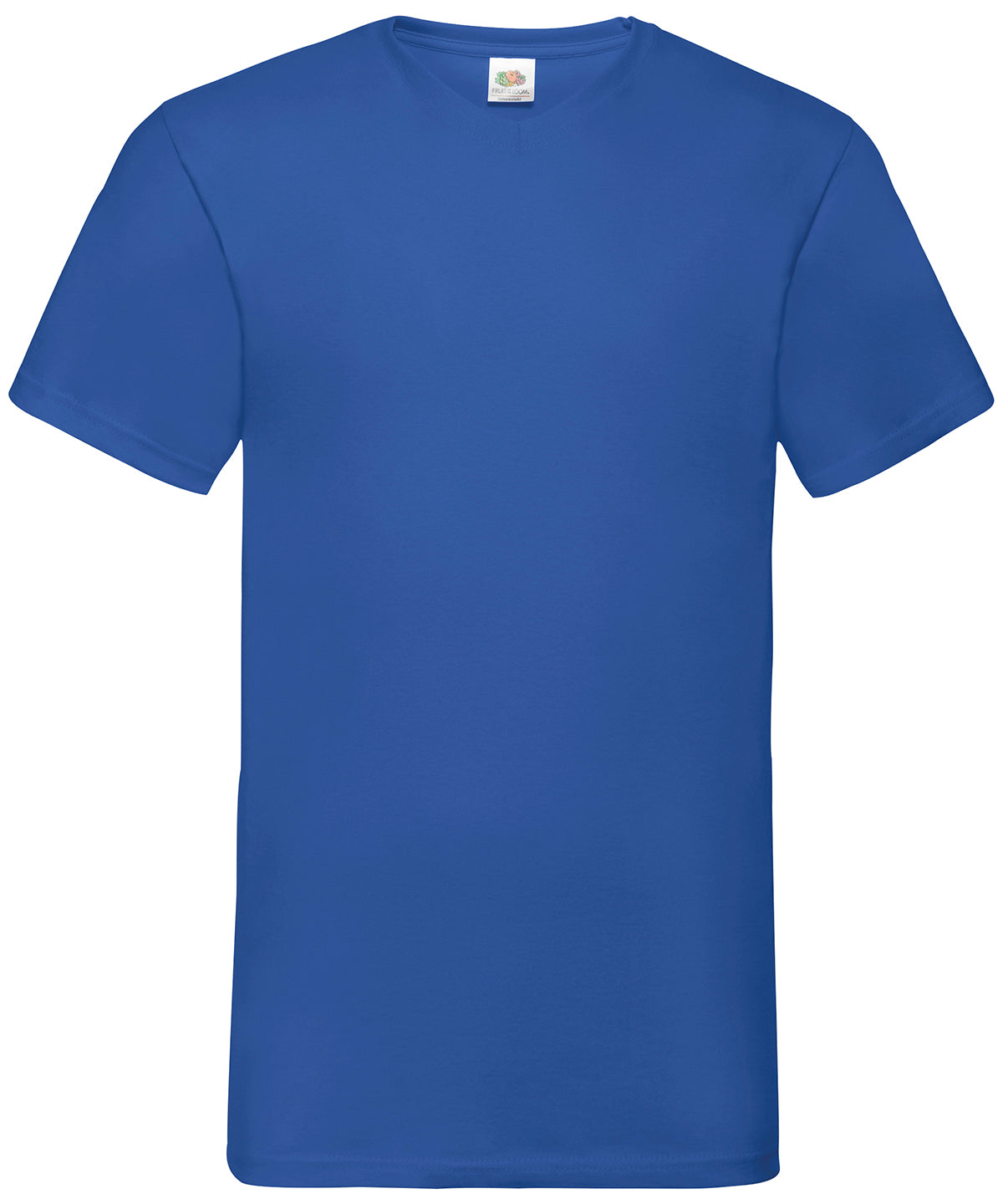 Mens Valueweight VNeck TShirts CottonLycra Rib Various Colors