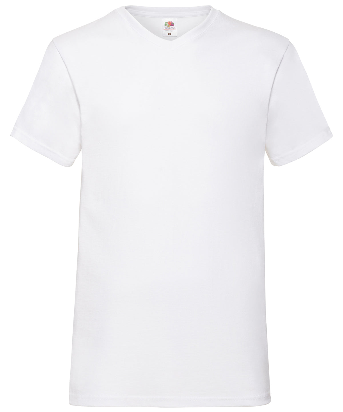 Mens Valueweight VNeck TShirts CottonLycra Rib Various Colors