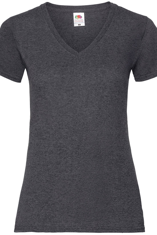 Womens Valueweight VNeck TShirt for Enhanced Printability