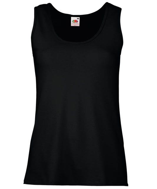 Womens Valueweight Athletic Vest in Cotton