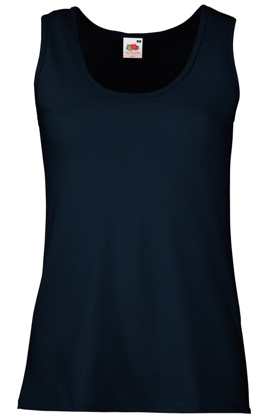 Womens Valueweight Athletic Vest in Cotton