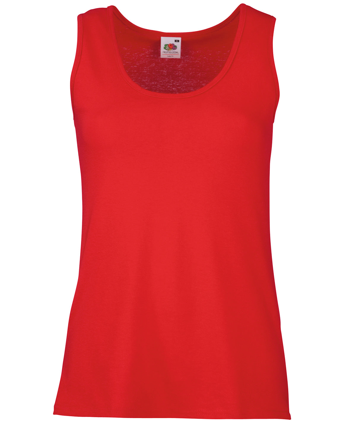 Womens Valueweight Athletic Vest in Cotton