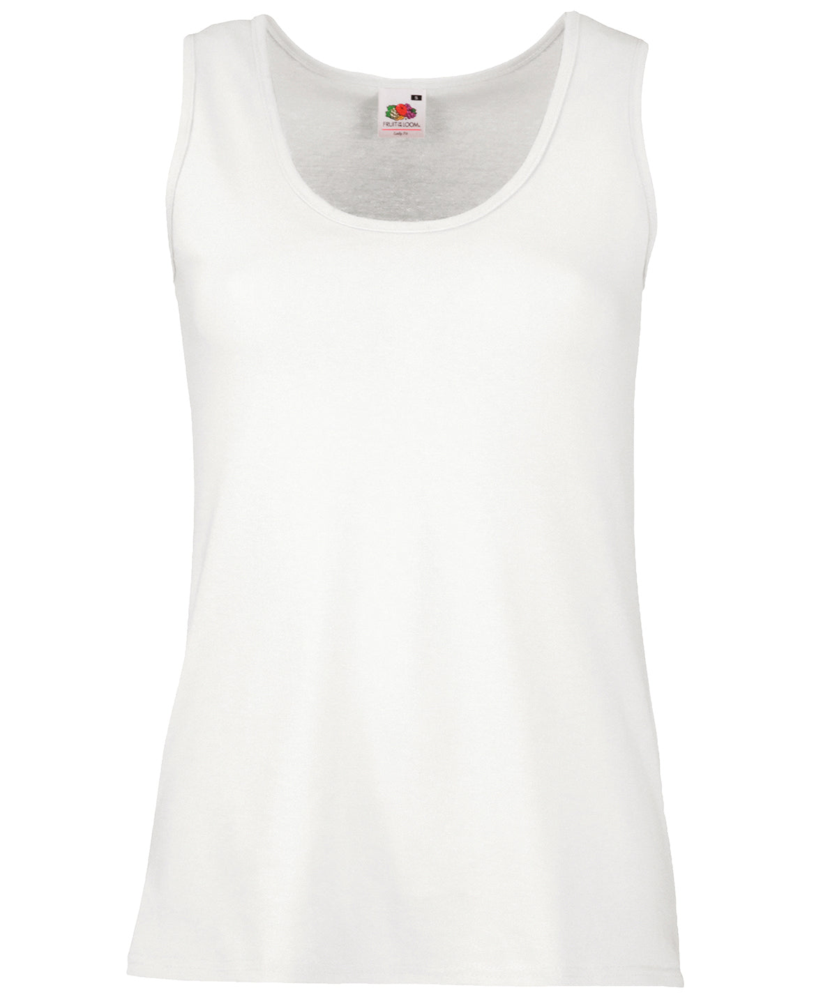 Womens Valueweight Athletic Vest in Cotton