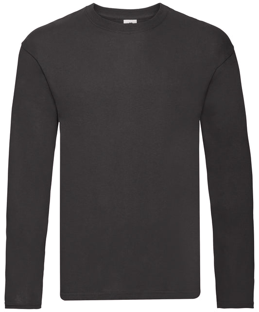 Fruit of the Loom Original Long Sleeve TShirts for Men Plus Sizes