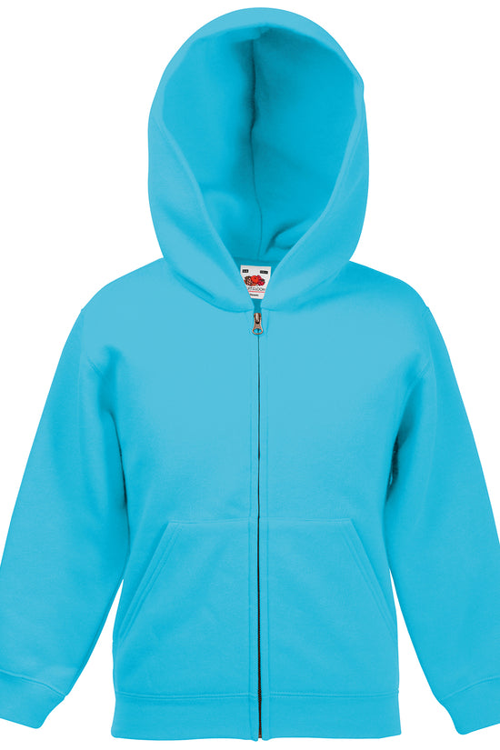 Kids Classic Hooded Sweat Jacket Fruit of the Loom Hoodies