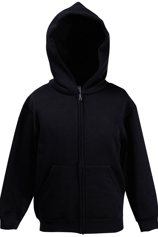 Kids Classic Hooded Sweat Jacket Fruit of the Loom Hoodies