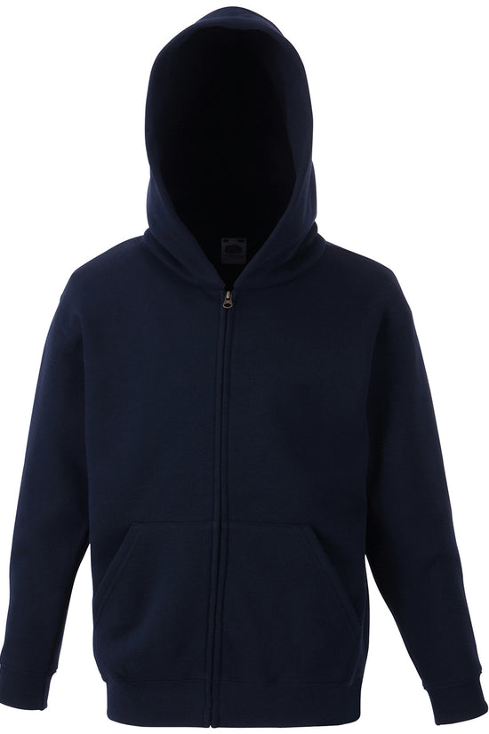 Kids Classic Hooded Sweat Jacket Fruit of the Loom Hoodies