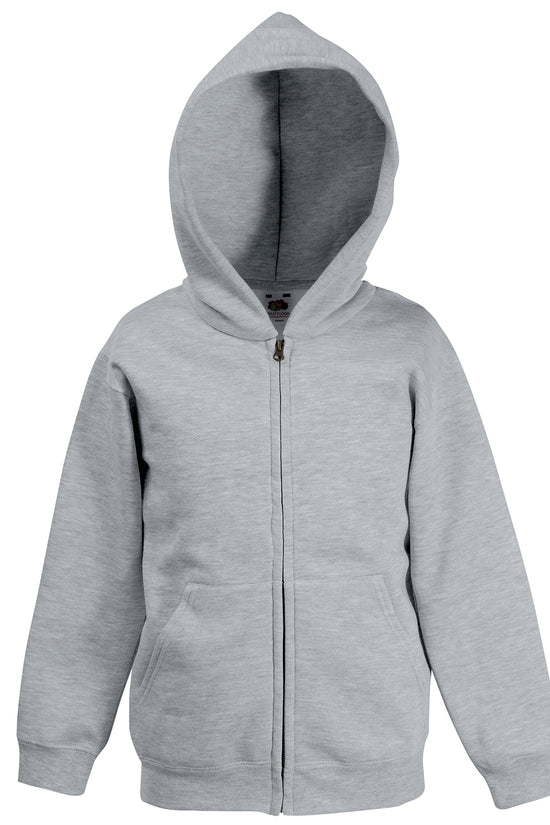 Kids Classic Hooded Sweat Jacket Fruit of the Loom Hoodies