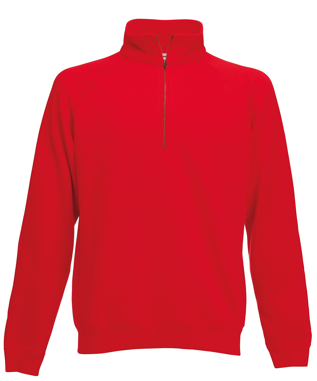 Fruit of the Loom Classic Zip Neck Sweatshirt for Men Plus Size S3XL
