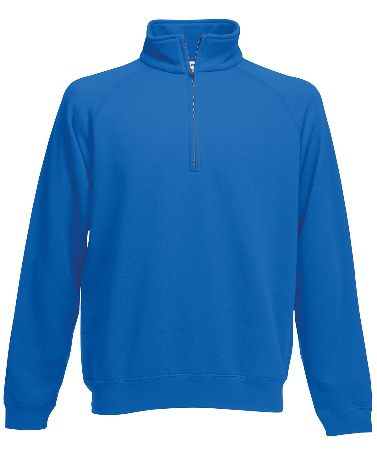 Fruit of the Loom Classic Zip Neck Sweatshirt for Men Plus Size S3XL