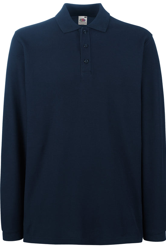 Premium Long Sleeve Polo for Men Plus Sizes