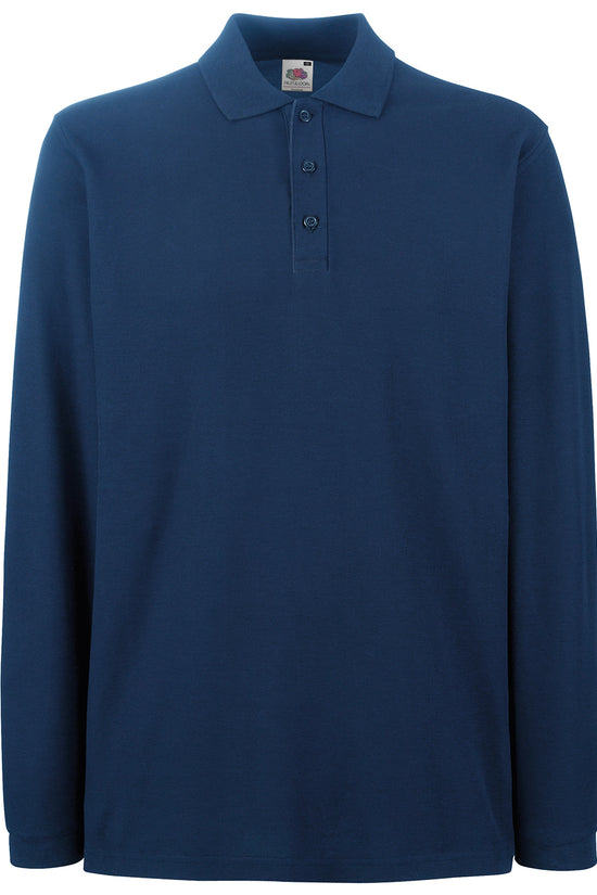 Premium Long Sleeve Polo for Men Plus Sizes