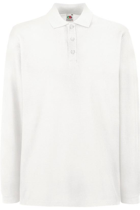 Premium Long Sleeve Polo for Men Plus Sizes