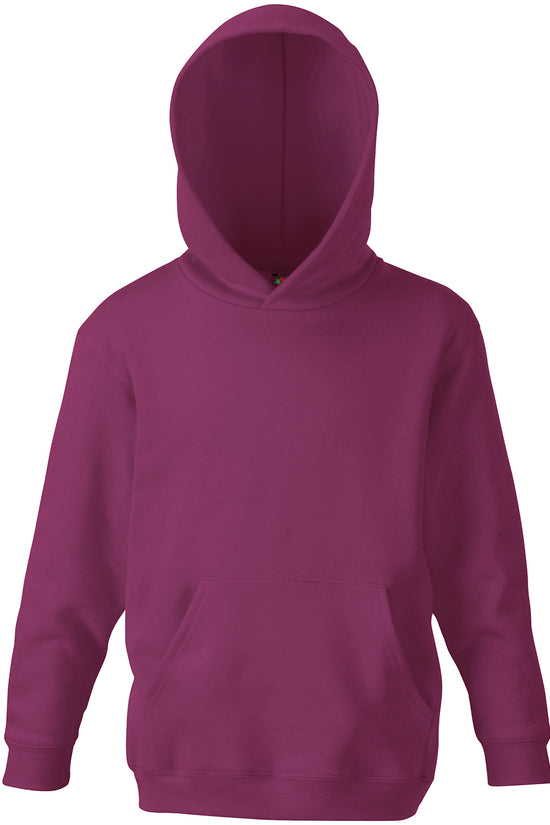 Fruit of the Loom Kids Classic Hooded Sweatshirt Unisex Hoodies