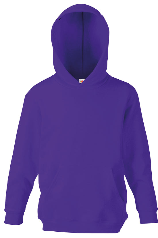 Fruit of the Loom Kids Classic Hooded Sweatshirt Unisex Hoodies