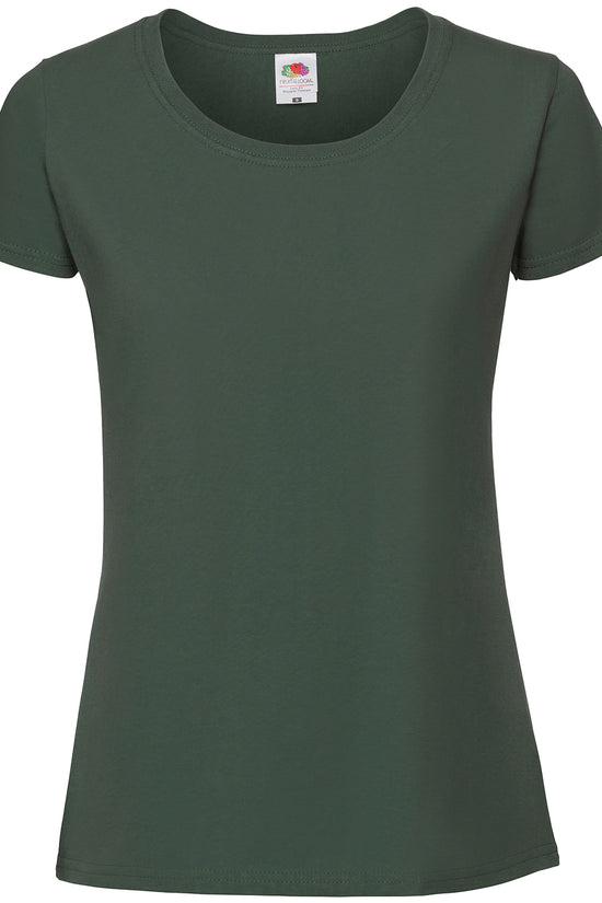 Womens Ringspun Premium TShirt Fruit of the Loom Iconic 195