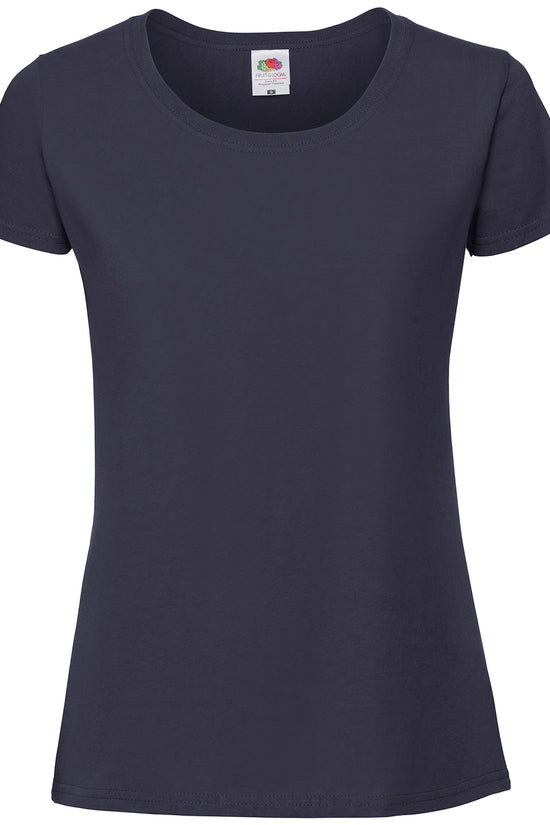 Womens Ringspun Premium TShirt Fruit of the Loom Iconic 195