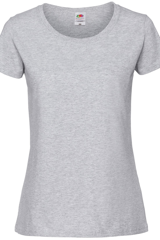 Womens Ringspun Premium TShirt Fruit of the Loom Iconic 195