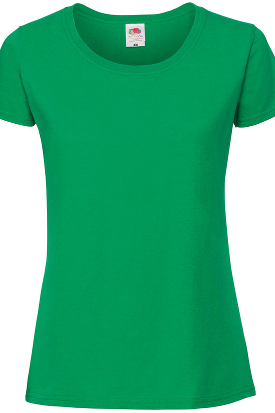 Womens Ringspun Premium TShirt Fruit of the Loom Iconic 195