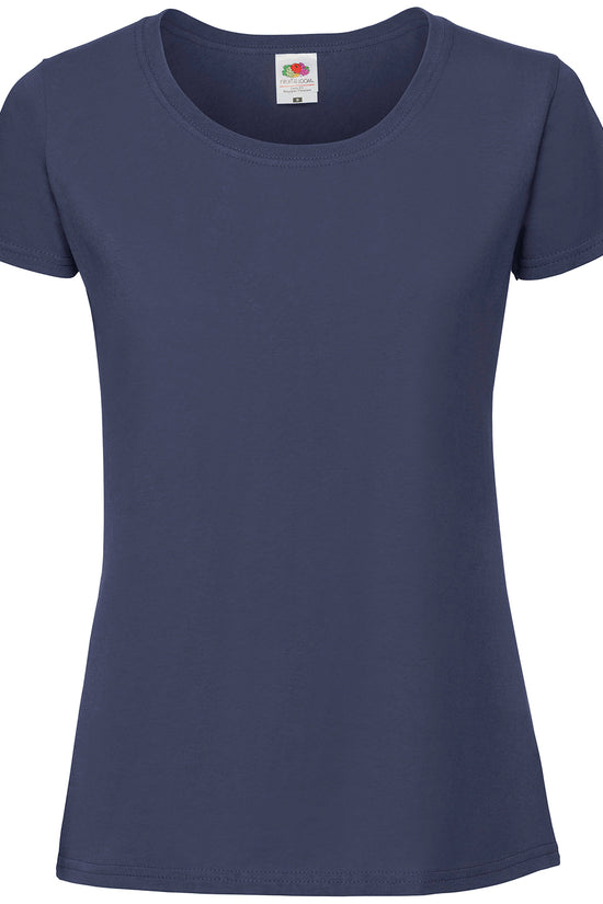 Womens Ringspun Premium TShirt Fruit of the Loom Iconic 195