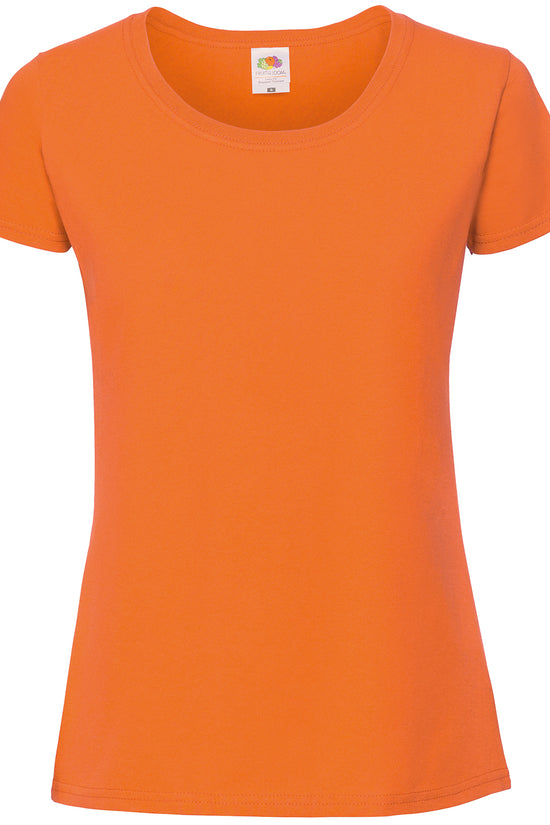 Womens Ringspun Premium TShirt Fruit of the Loom Iconic 195