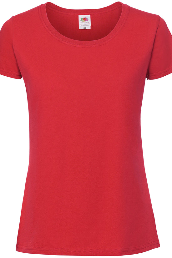 Womens Ringspun Premium TShirt Fruit of the Loom Iconic 195