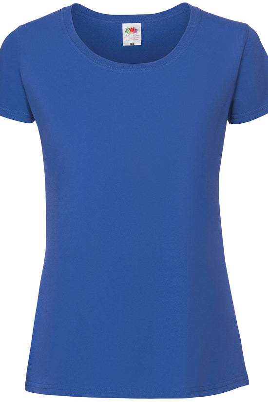 Womens Ringspun Premium TShirt Fruit of the Loom Iconic 195