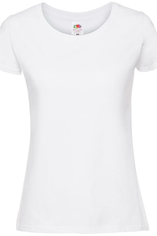 Womens Ringspun Premium TShirt Fruit of the Loom Iconic 195