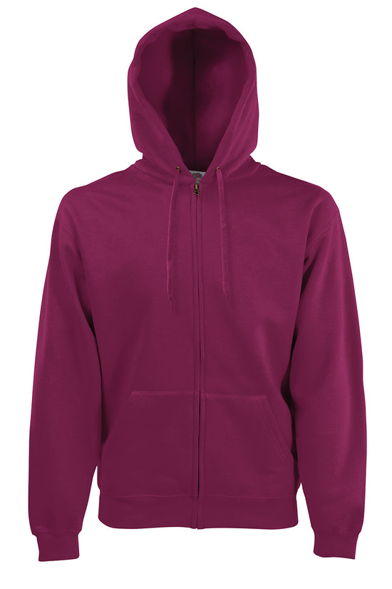 Premium Hooded Sweat Jacket for Men Fruit of the Loom 7030
