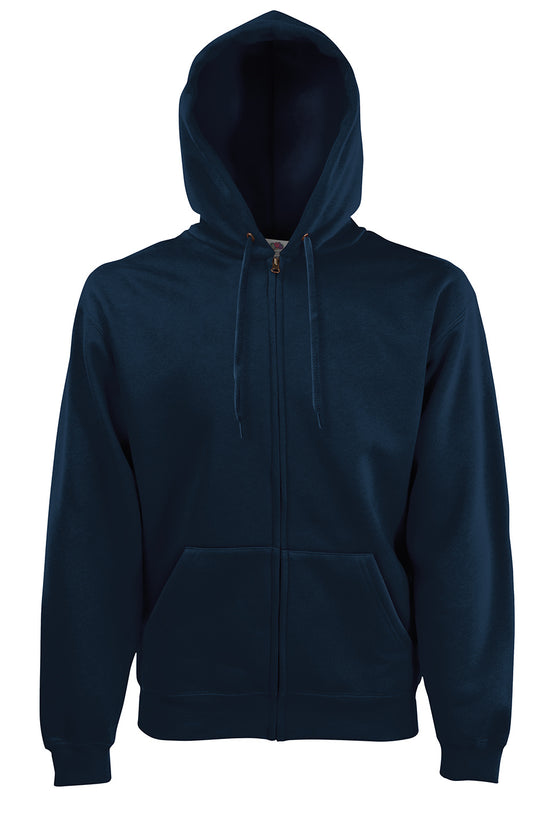 Premium Hooded Sweat Jacket for Men Fruit of the Loom 7030