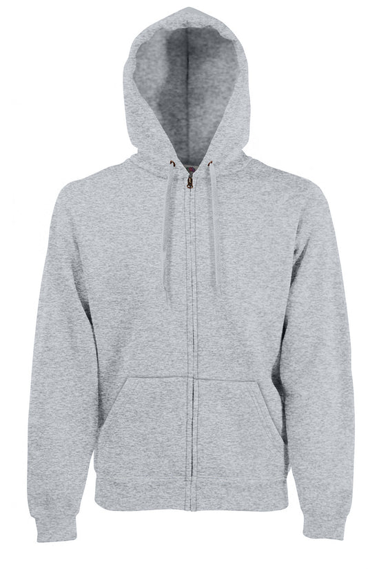 Premium Hooded Sweat Jacket for Men Fruit of the Loom 7030
