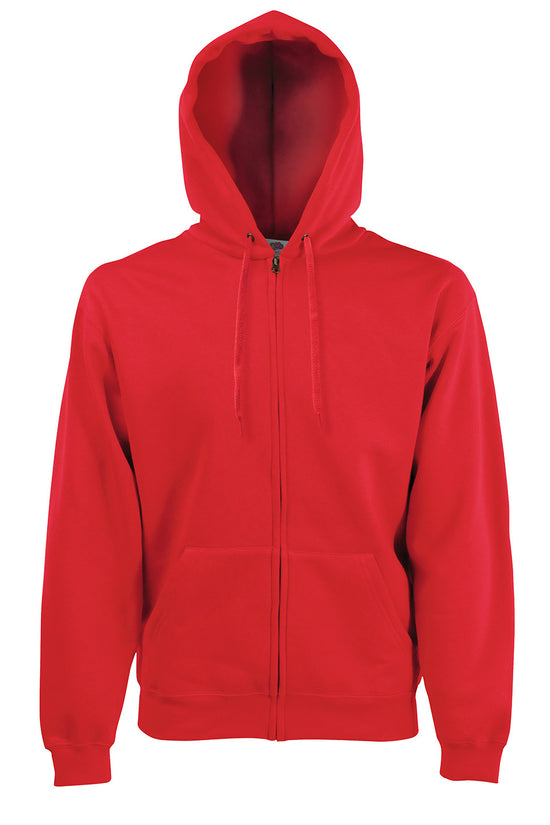 Premium Hooded Sweat Jacket for Men Fruit of the Loom 7030