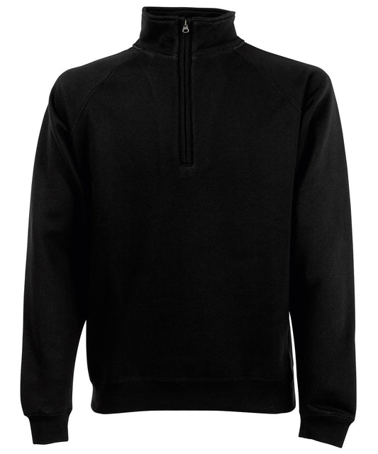 Premium Zipneck Sweatshirt for Men Fruit of the Loom 7030 Sweatshirts