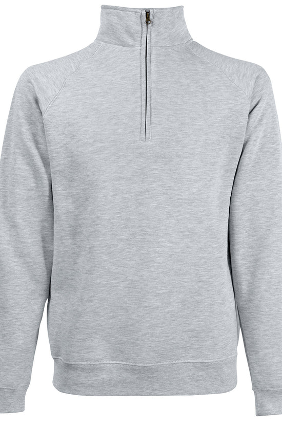 Premium Zipneck Sweatshirt for Men Fruit of the Loom 7030 Sweatshirts