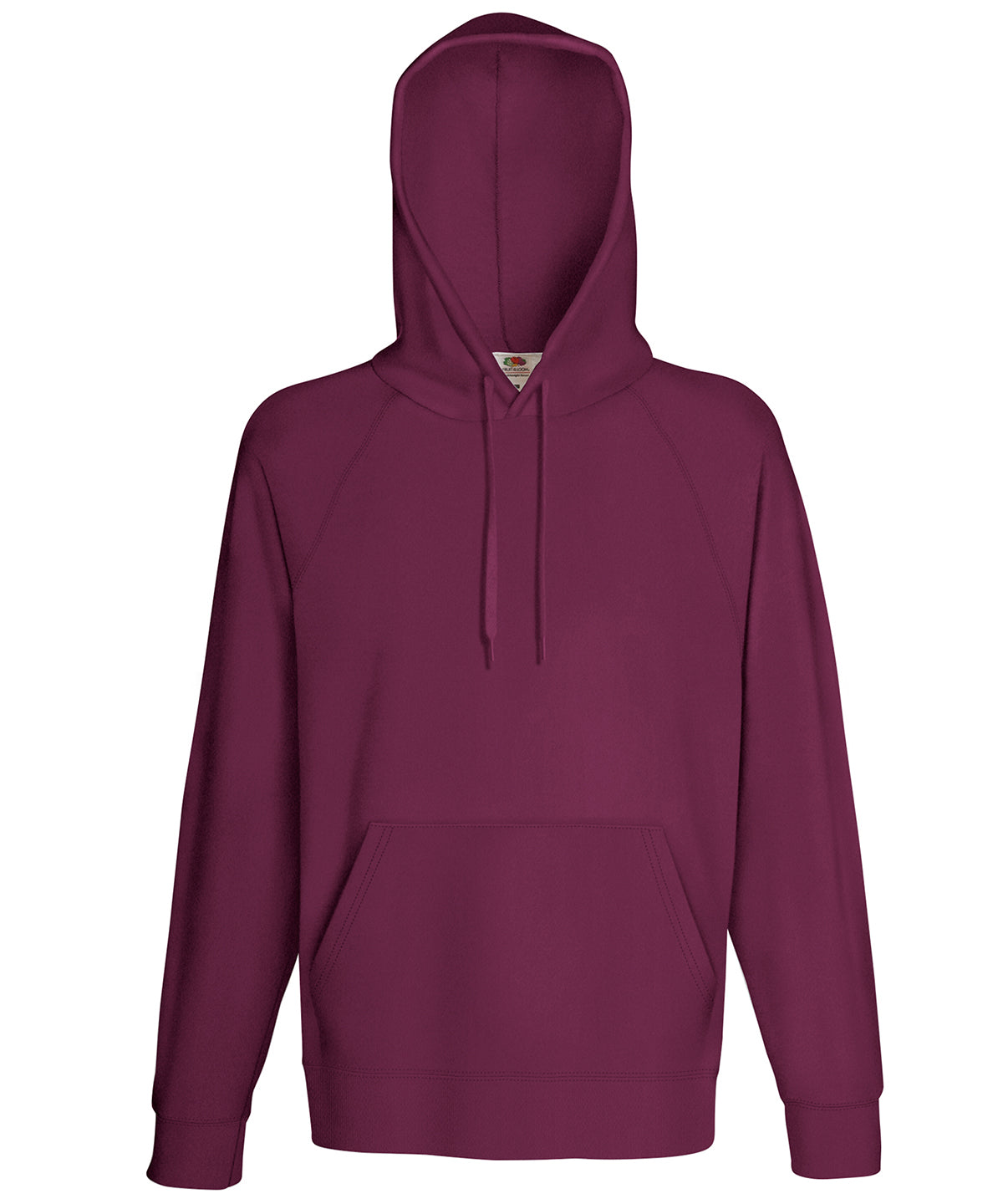 Mens Lightweight Hooded Sweatshirt with Raglan Sleeves