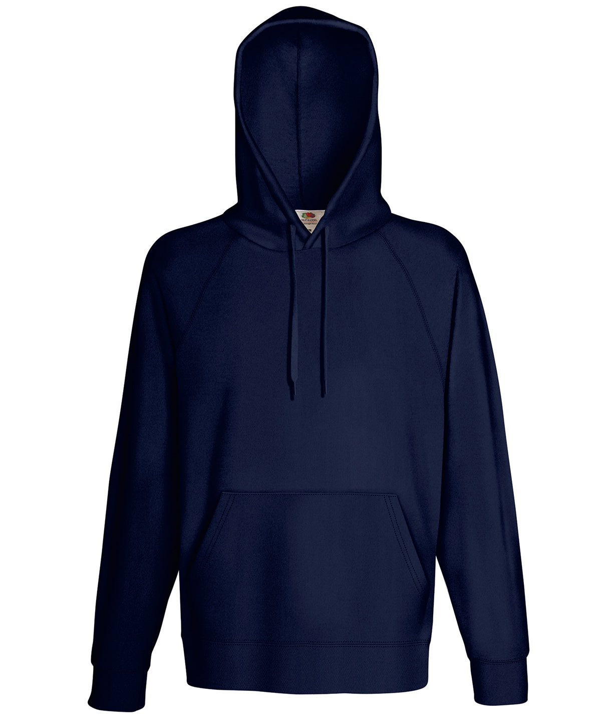 Mens Lightweight Hooded Sweatshirt with Raglan Sleeves