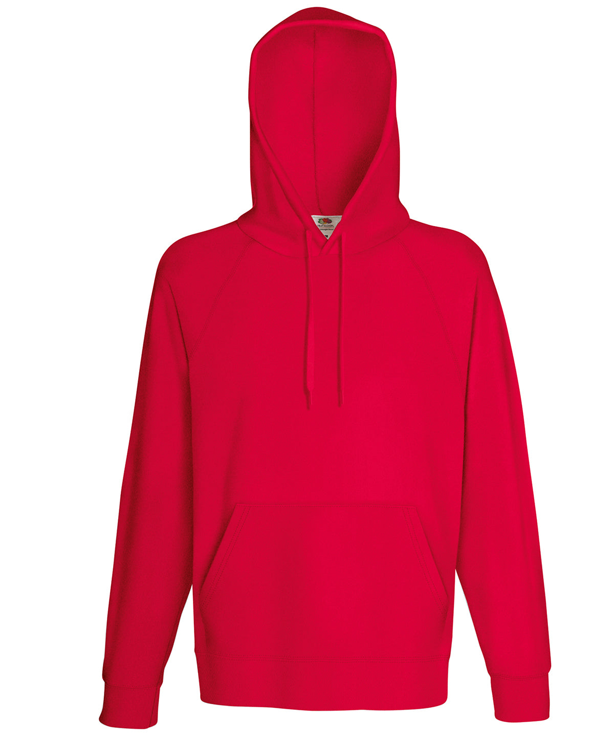 Mens Lightweight Hooded Sweatshirt with Raglan Sleeves