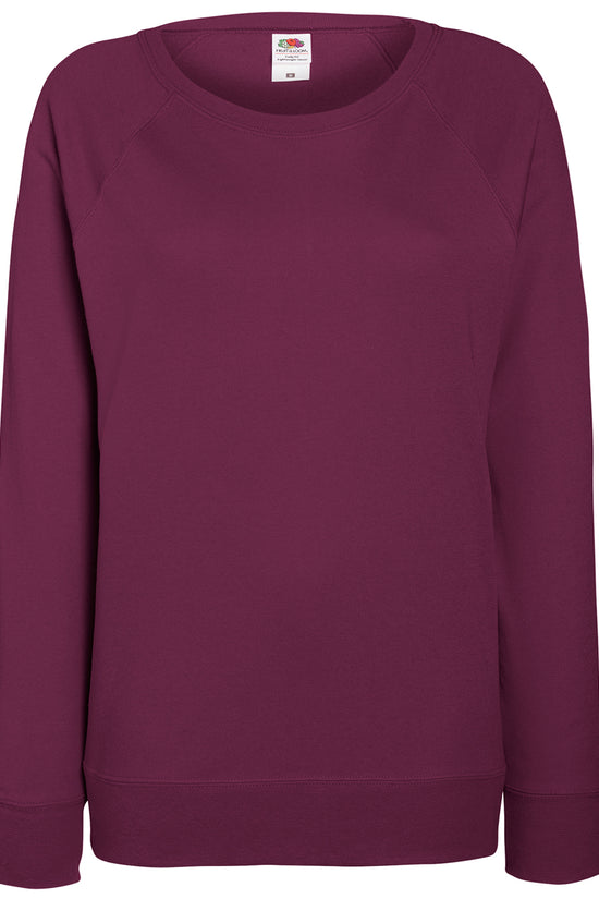 Womens Lightweight Raglan Sweatshirt Stylish Comfortable