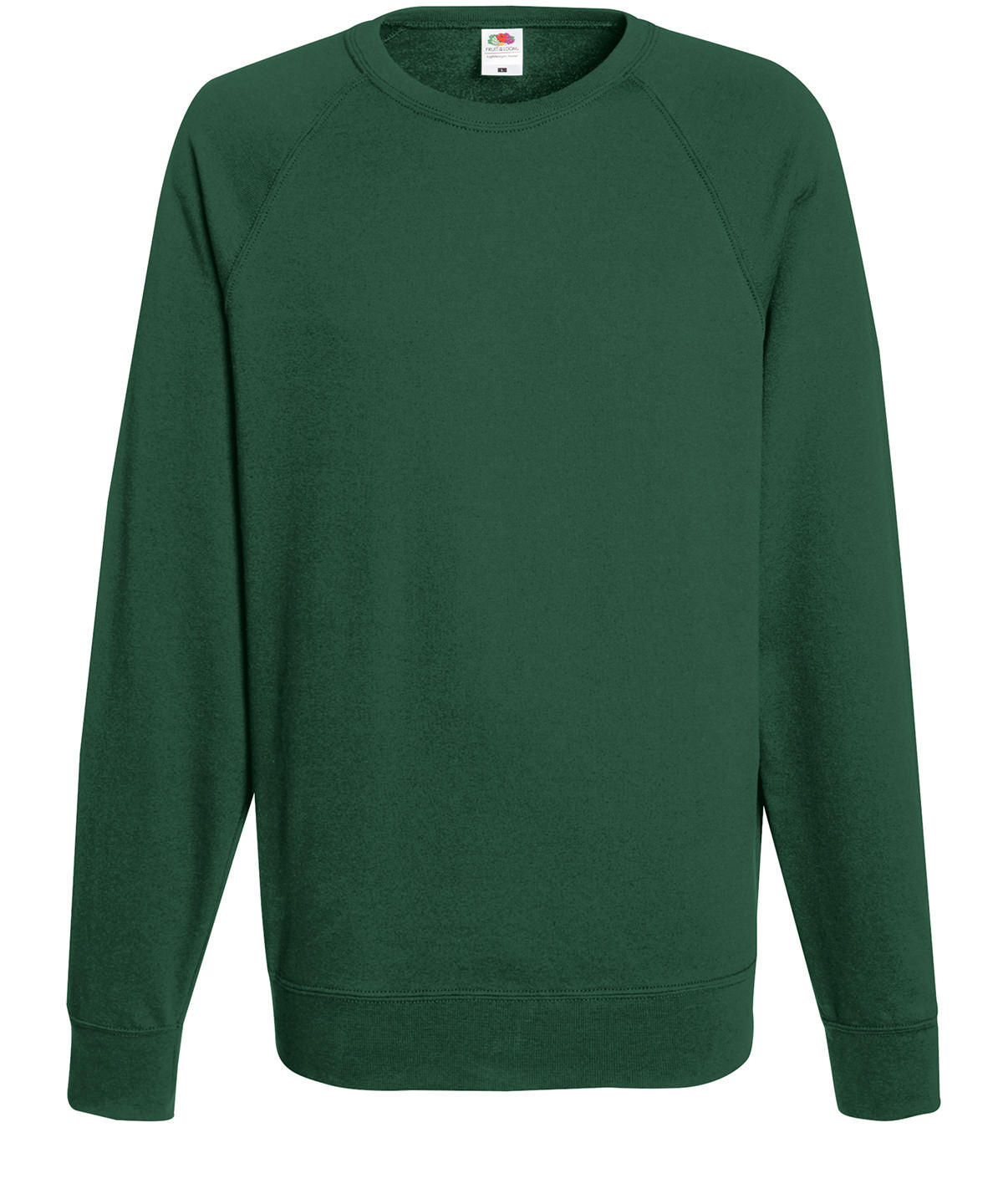 Mens Lightweight Raglan Sweatshirt Fruit of the Loom Sweatshirts