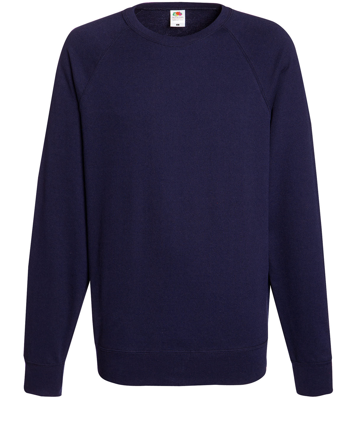 Mens Lightweight Raglan Sweatshirt Fruit of the Loom Sweatshirts
