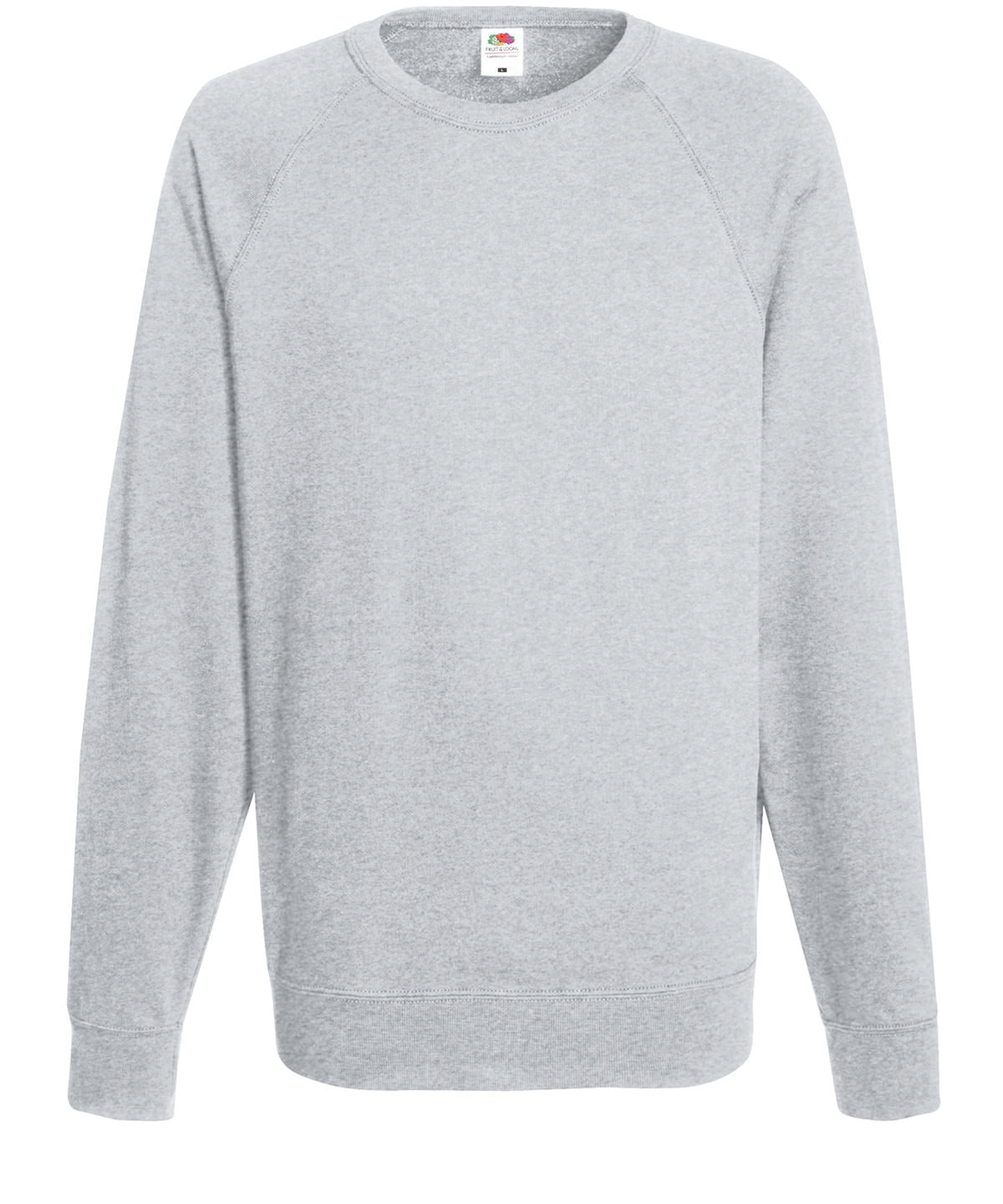 Mens Lightweight Raglan Sweatshirt Fruit of the Loom Sweatshirts