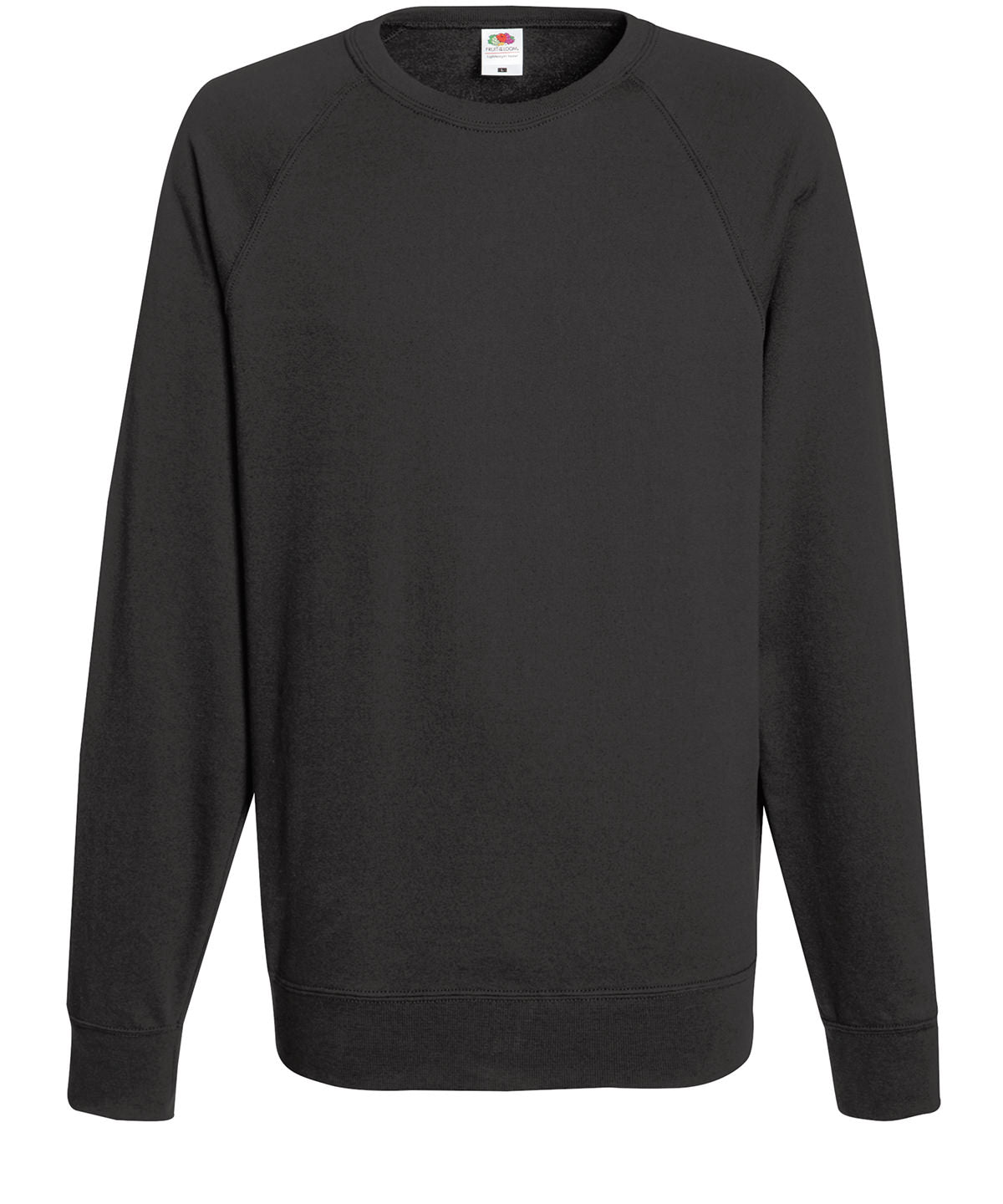Mens Lightweight Raglan Sweatshirt Fruit of the Loom Sweatshirts