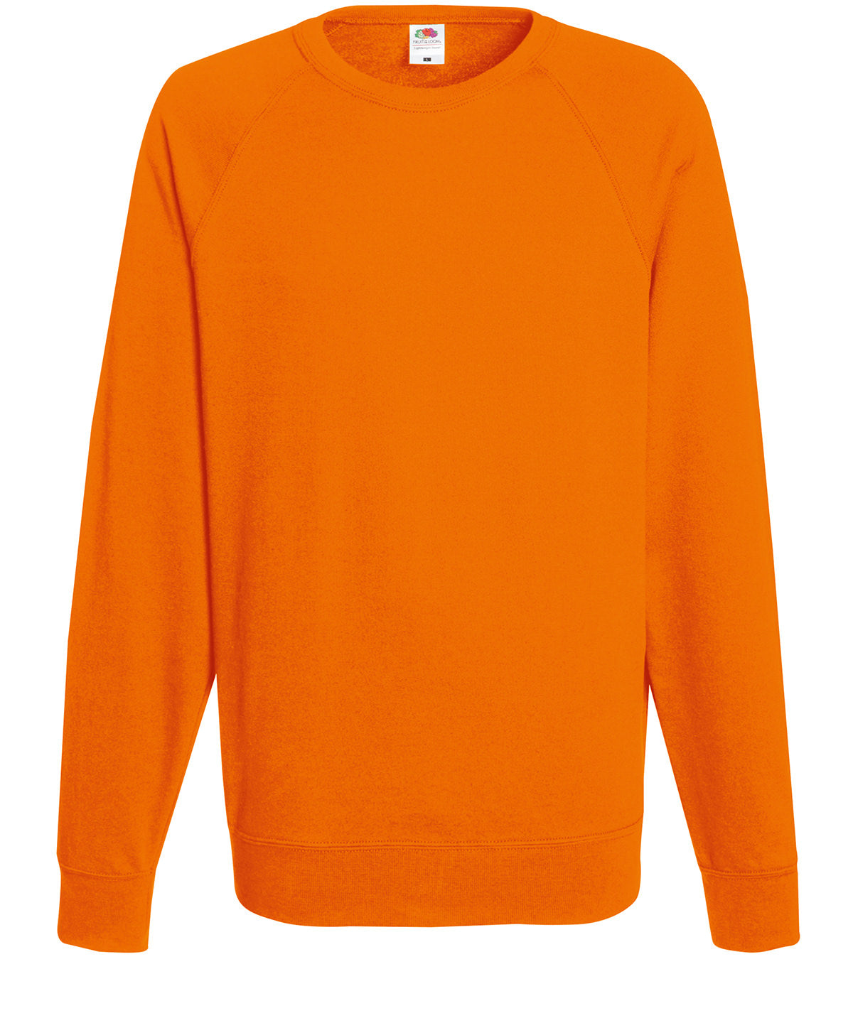 Mens Lightweight Raglan Sweatshirt Fruit of the Loom Sweatshirts
