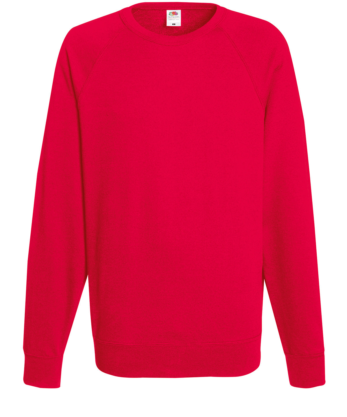 Mens Lightweight Raglan Sweatshirt Fruit of the Loom Sweatshirts