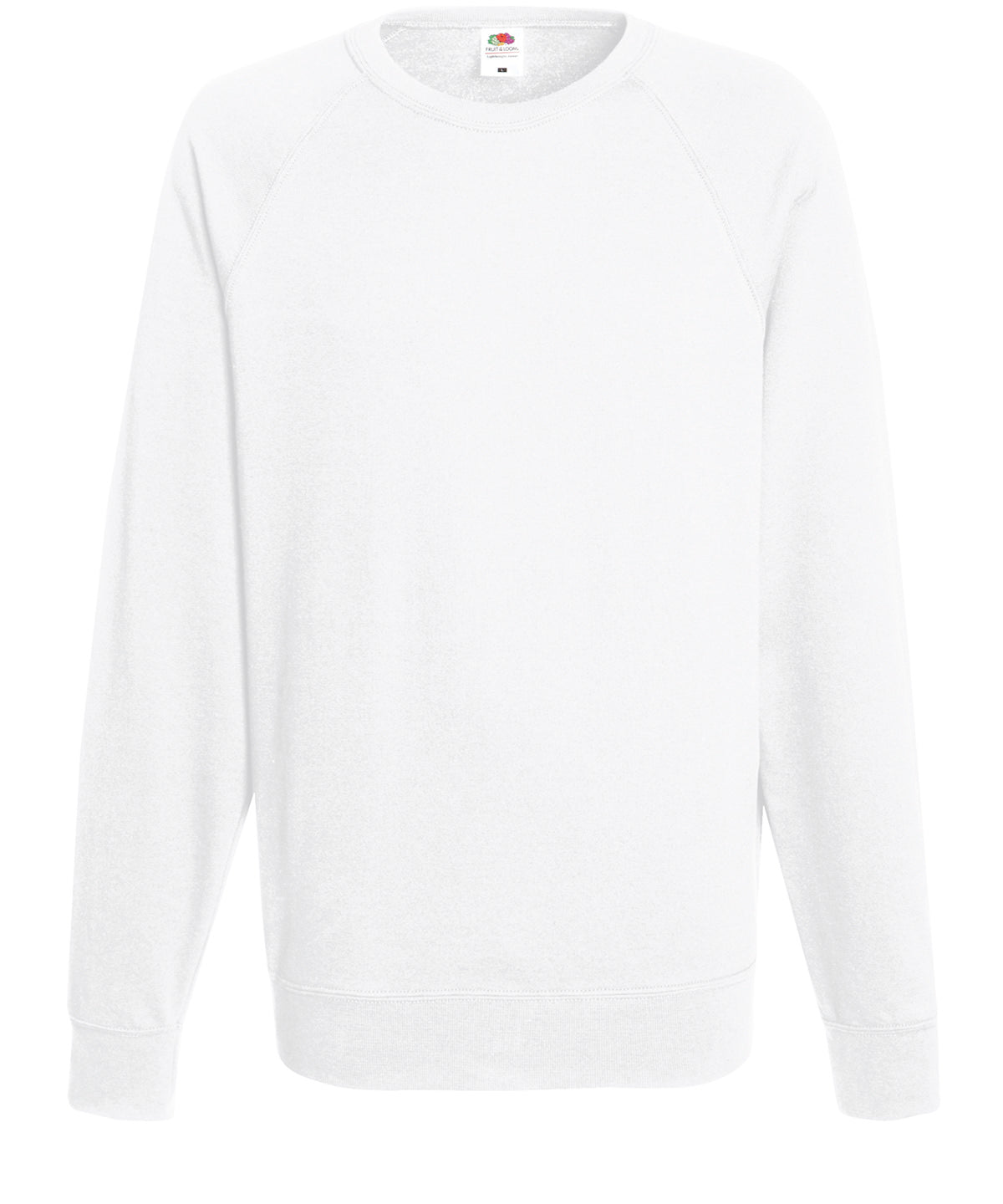 Mens Lightweight Raglan Sweatshirt Fruit of the Loom Sweatshirts