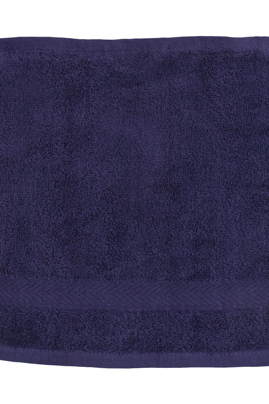 Luxury Herringbone Face Cloth Towel with Hanging Loop